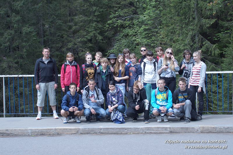 Gimnazjaliści na ostatniej wspólnej wycieczce