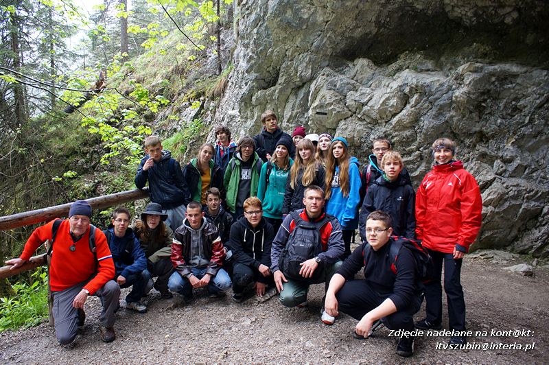 Gimnazjaliści na ostatniej wspólnej wycieczce