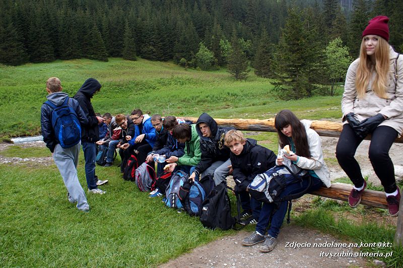 Gimnazjaliści na ostatniej wspólnej wycieczce