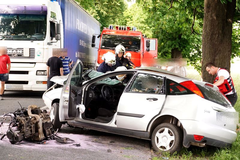 Wypadek w Głogowieńcu gmina Kcynia