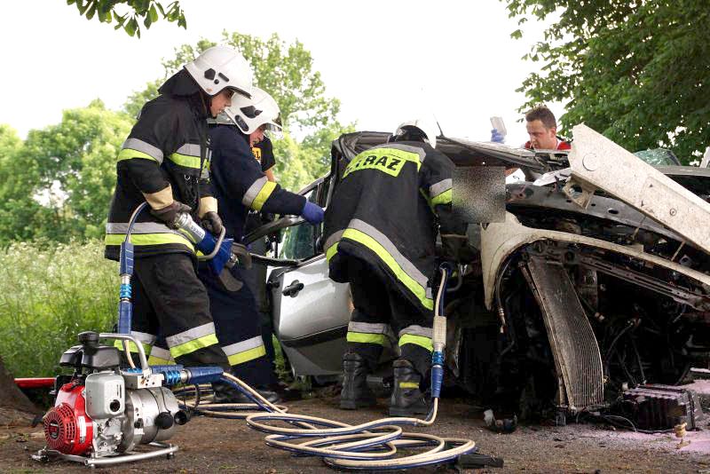 Wypadek w Głogowieńcu gmina Kcynia