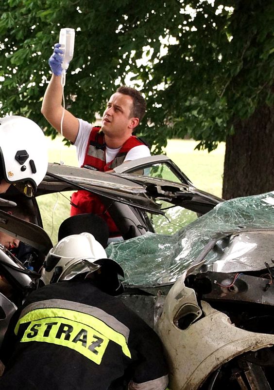 Wypadek w Głogowieńcu gmina Kcynia