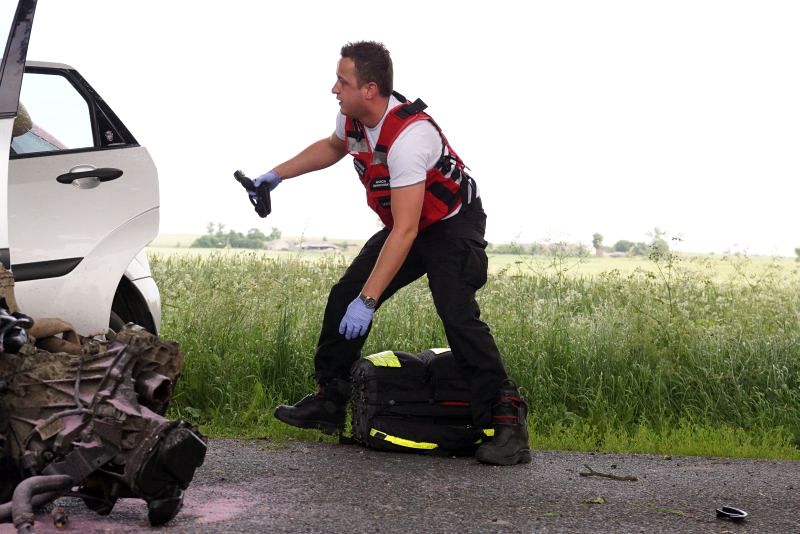 Wypadek w Głogowieńcu gmina Kcynia