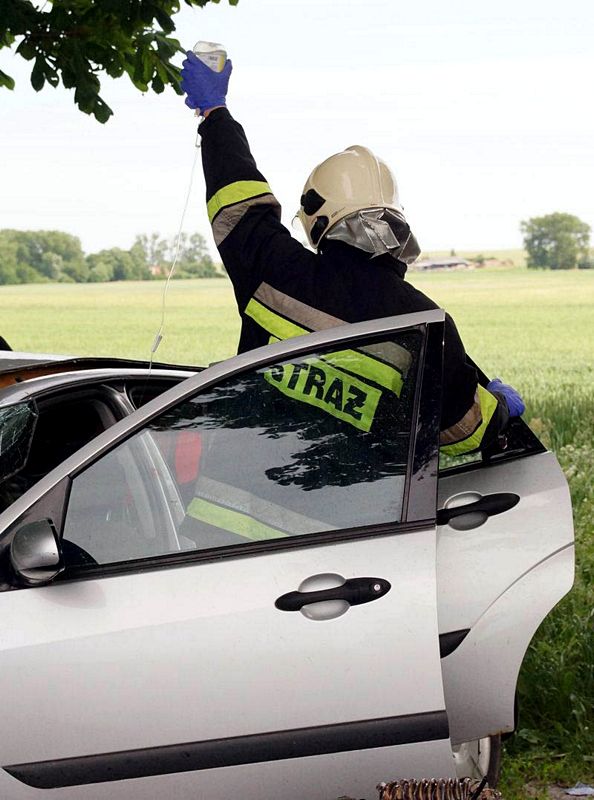 Wypadek w Głogowieńcu gmina Kcynia