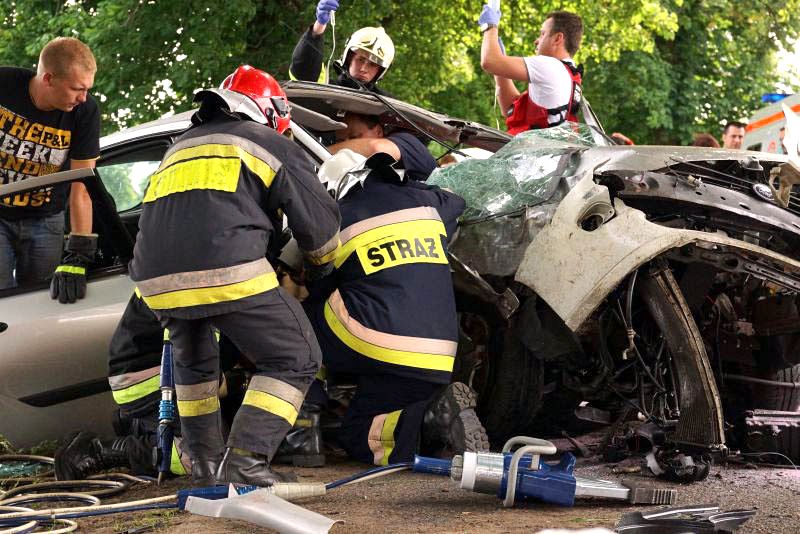 Wypadek w Głogowieńcu gmina Kcynia