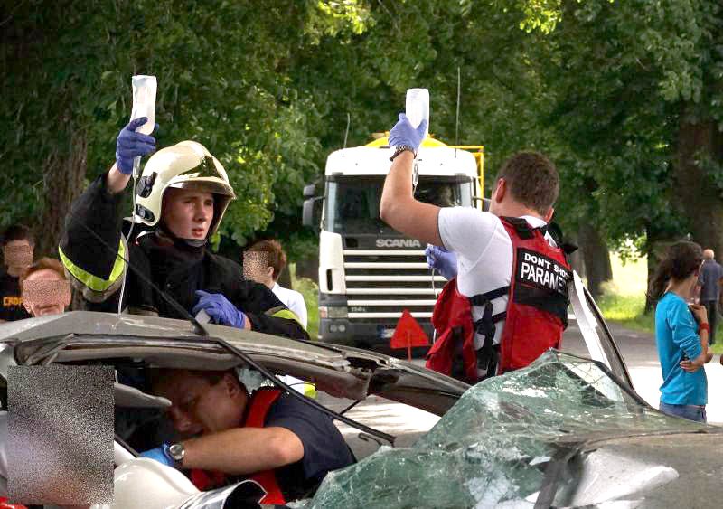 Wypadek w Głogowieńcu gmina Kcynia