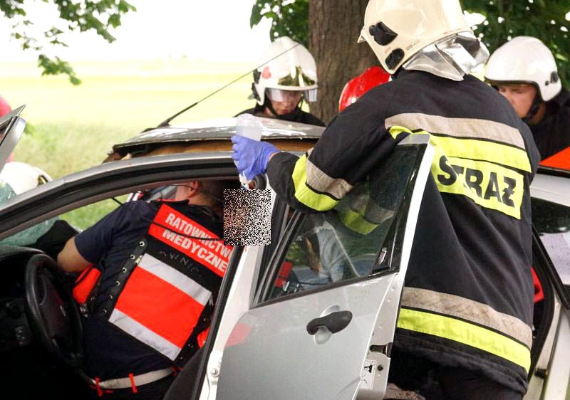 Wypadek w Głogowieńcu gmina Kcynia
