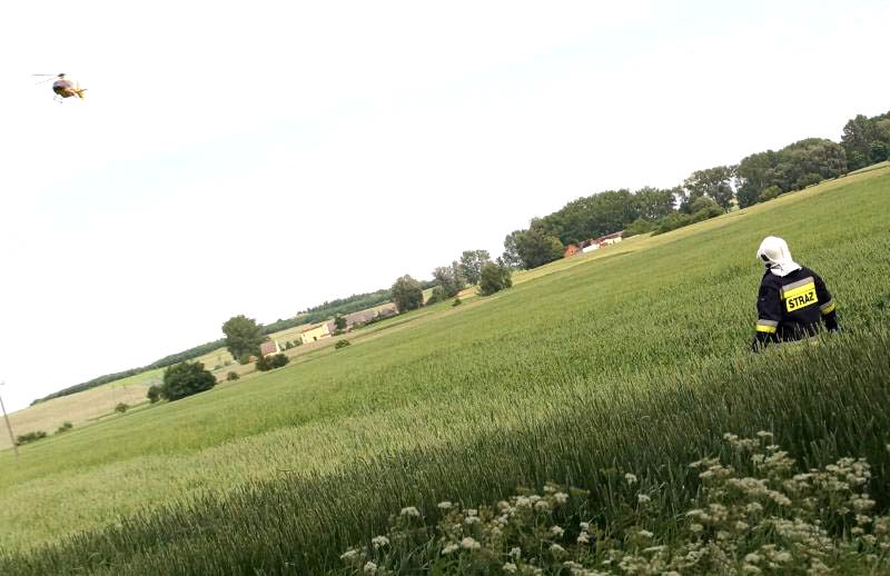 Wypadek w Głogowieńcu gmina Kcynia