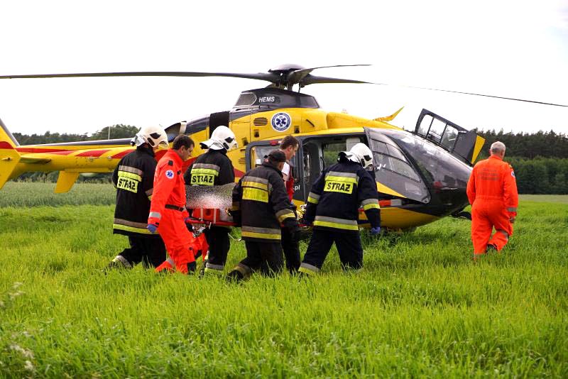 Wypadek w Głogowieńcu gmina Kcynia