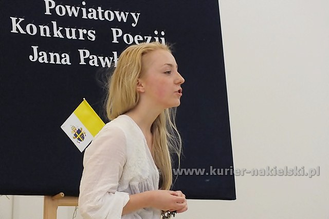 Powiatowy Konkurs Recytatorski Poezji Jana Pawła II