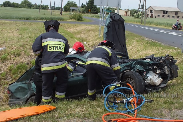 Wypadek na obwodnicy Nakła nad Notecią