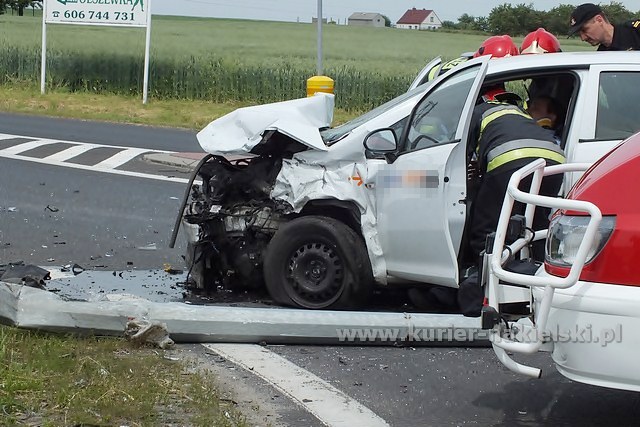 Wypadek na obwodnicy Nakła nad Notecią