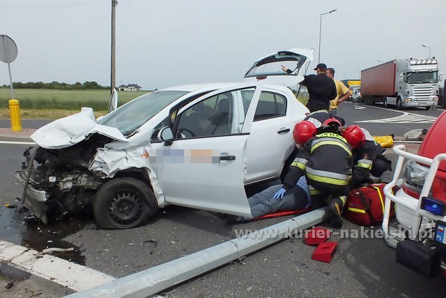 Wypadek na obwodnicy Nakła nad Notecią