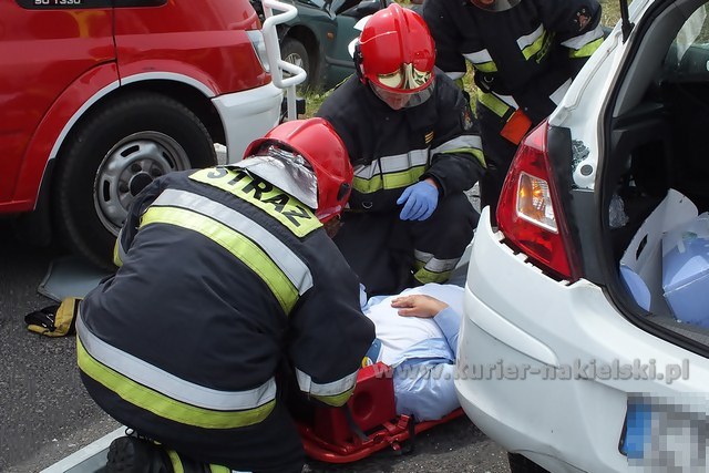 Wypadek na obwodnicy Nakła nad Notecią
