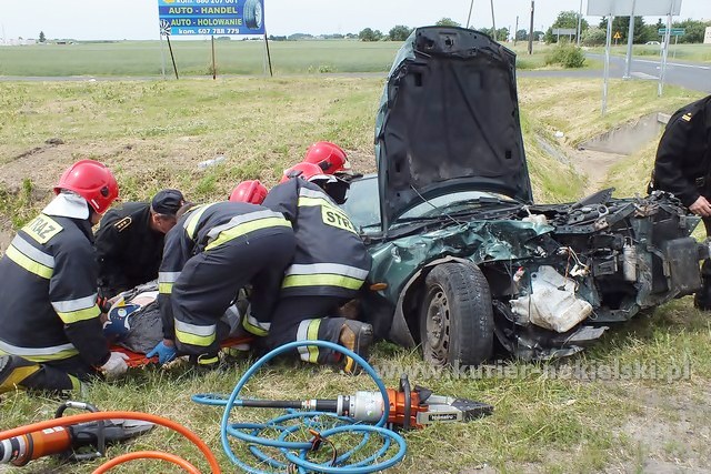 Wypadek na obwodnicy Nakła nad Notecią
