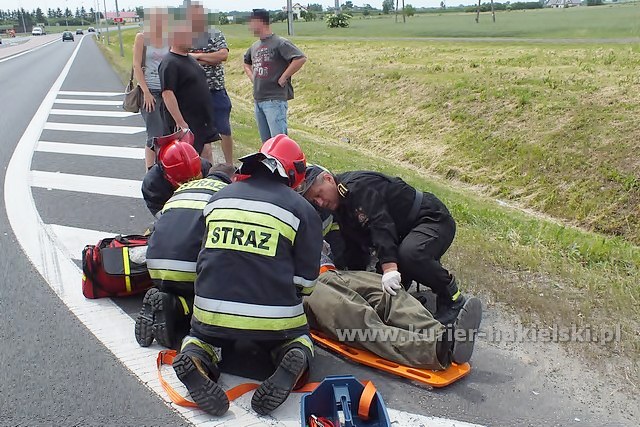 Wypadek na obwodnicy Nakła nad Notecią