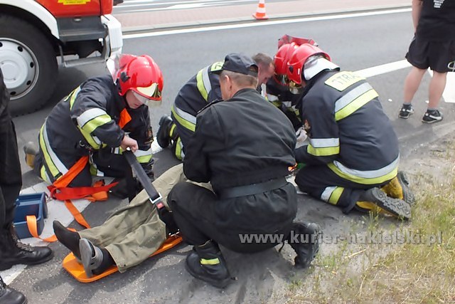 Wypadek na obwodnicy Nakła nad Notecią