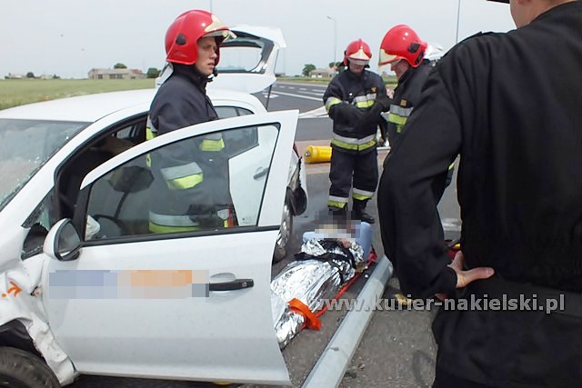 Wypadek na obwodnicy Nakła nad Notecią
