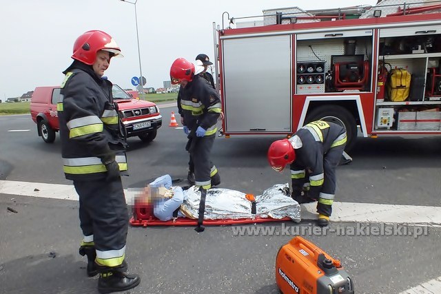 Wypadek na obwodnicy Nakła nad Notecią