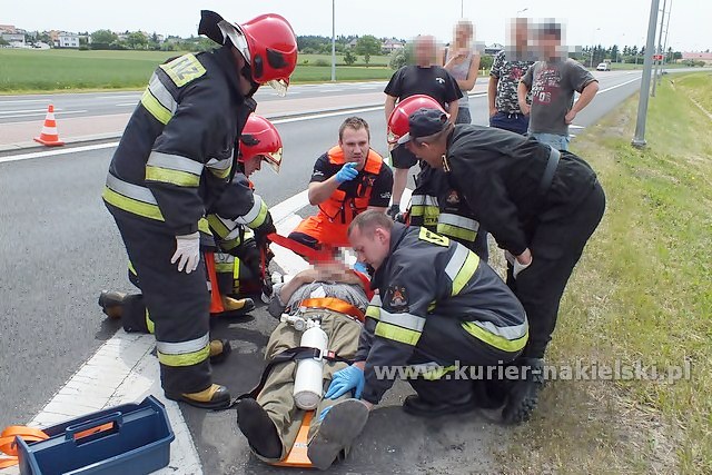 Wypadek na obwodnicy Nakła nad Notecią