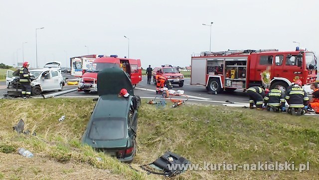 Wypadek na obwodnicy Nakła nad Notecią