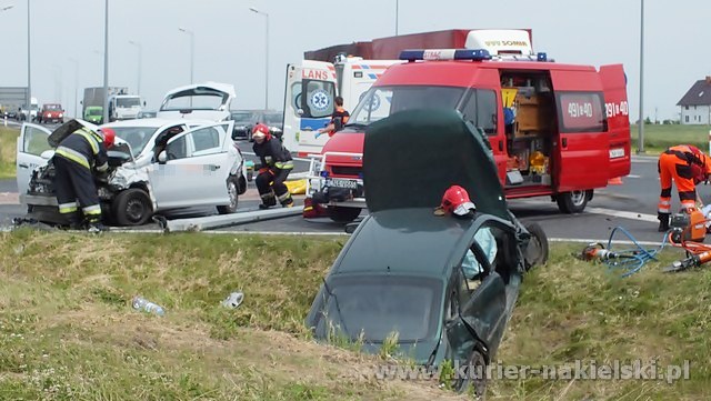 Wypadek na obwodnicy Nakła nad Notecią