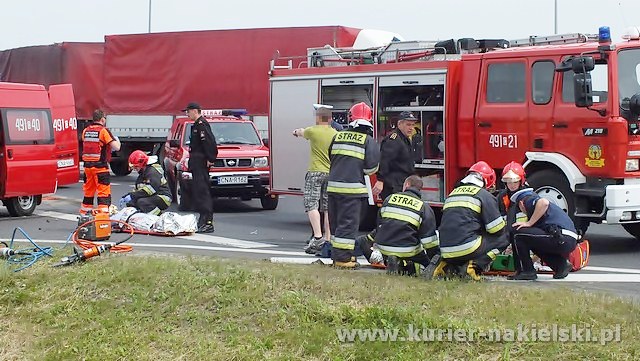 Wypadek na obwodnicy Nakła nad Notecią