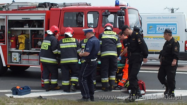 Wypadek na obwodnicy Nakła nad Notecią