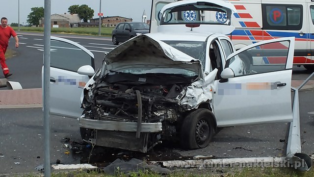 Wypadek na obwodnicy Nakła nad Notecią