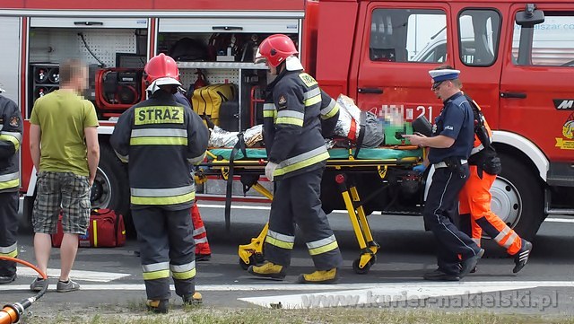 Wypadek na obwodnicy Nakła nad Notecią