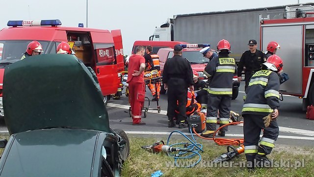 Wypadek na obwodnicy Nakła nad Notecią