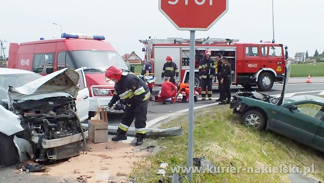 Wypadek na obwodnicy Nakła nad Notecią