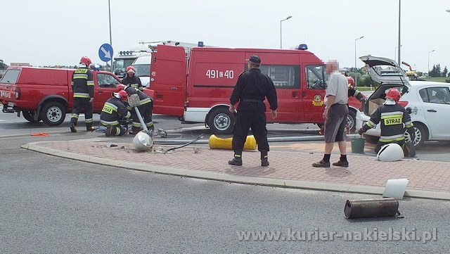 Wypadek na obwodnicy Nakła nad Notecią