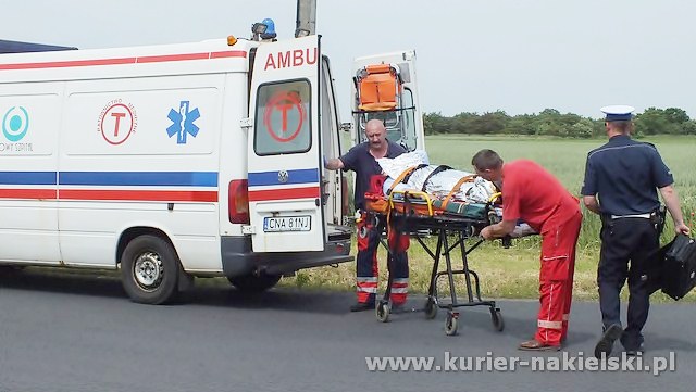 Wypadek na obwodnicy Nakła nad Notecią