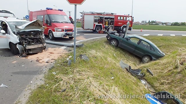Wypadek na obwodnicy Nakła nad Notecią