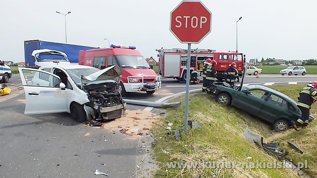 Wypadek na obwodnicy Nakła nad Notecią