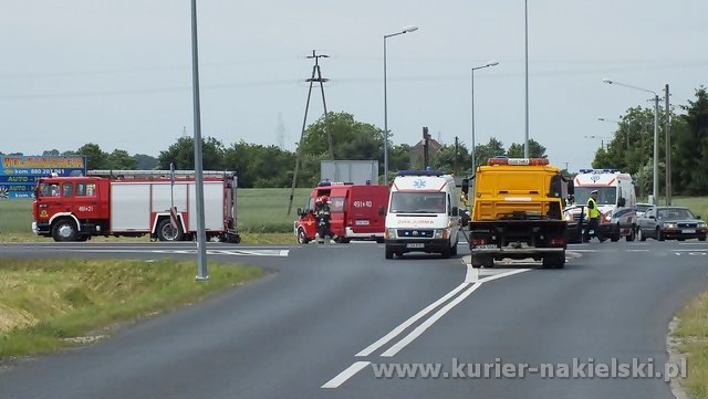 Wypadek na obwodnicy Nakła nad Notecią