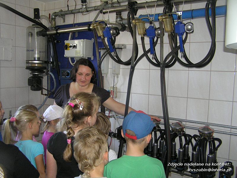 Maluchy z szubińskiej dwójki z wizytą w gospodarstwie rolnym w Szaradowie