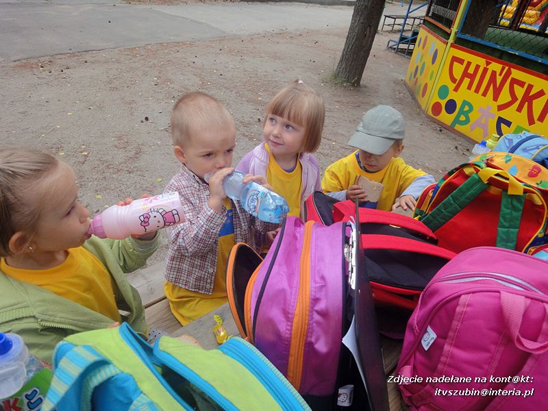 Maluchy ze Słoneczka na wycieczce w Myślęcinku