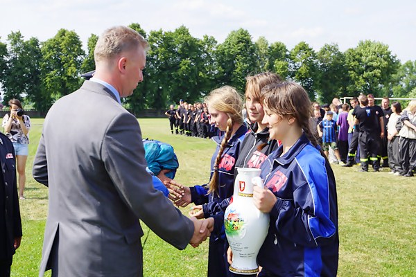 Powiatowe Zawody Sportowo-Pożarnicze w Mroczy