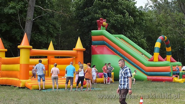 Impreza plenerowa z okazji Dnia Dziecka dla dzieci strażaków