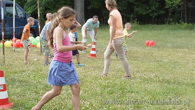 Impreza plenerowa z okazji Dnia Dziecka dla dzieci strażaków