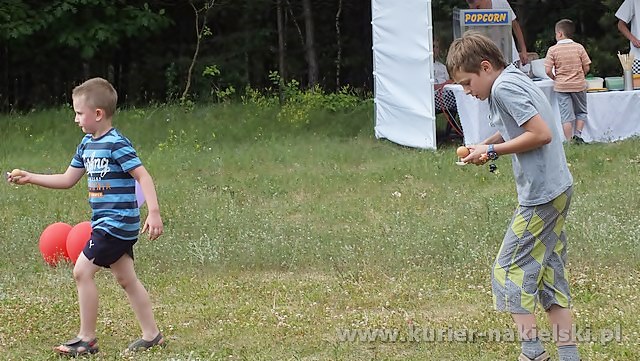 Impreza plenerowa z okazji Dnia Dziecka dla dzieci strażaków