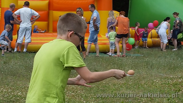 Impreza plenerowa z okazji Dnia Dziecka dla dzieci strażaków