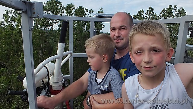 Impreza plenerowa z okazji Dnia Dziecka dla dzieci strażaków