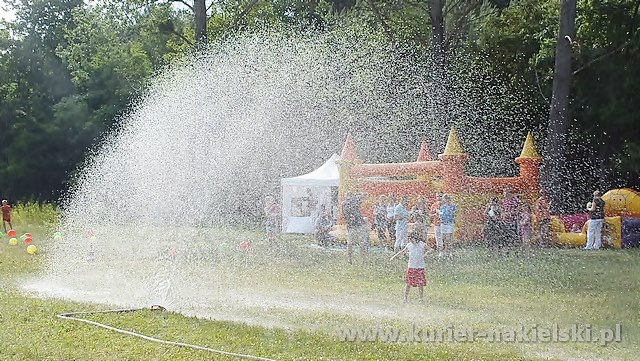 Impreza plenerowa z okazji Dnia Dziecka dla dzieci strażaków