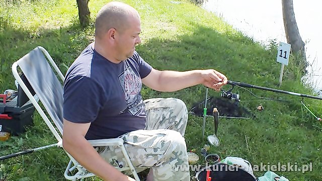 Tomasz Janasiński wygrał II turę tegorocznych powiatowych zawodów wędkarskich dla samorządów i służb mundurowych