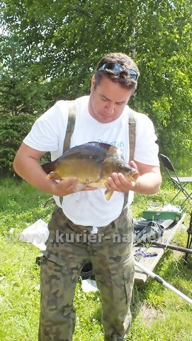 Tomasz Janasiński wygrał II turę tegorocznych powiatowych zawodów wędkarskich dla samorządów i służb mundurowych