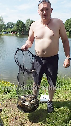 Tomasz Janasiński wygrał II turę tegorocznych powiatowych zawodów wędkarskich dla samorządów i służb mundurowych