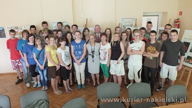 Gimnazjaliści z Kowalewa w Nakle nad Notecią